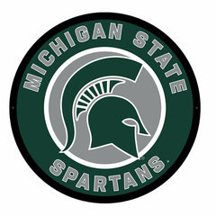 LED Wall Decor, Round, Michigan State University - Collegiate Home