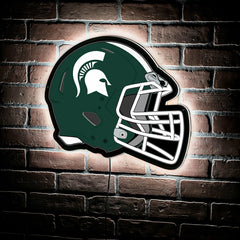 LED Wall Decor, Helmet, Michigan State University - Collegiate Home