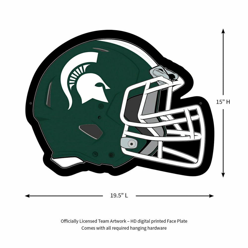 LED Wall Decor, Helmet, Michigan State University - Collegiate Home