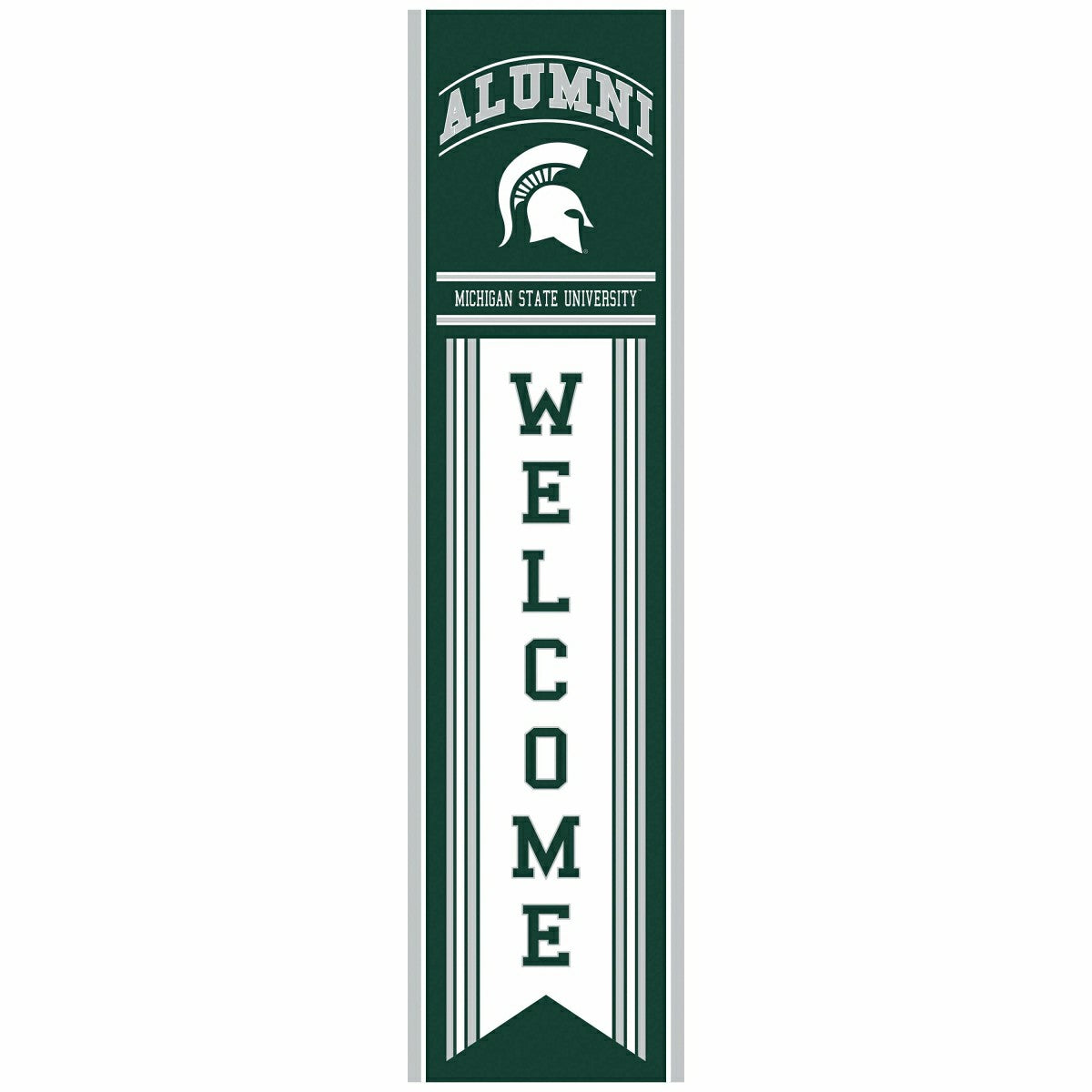 Michigan State University Alumni Single Sided Large Leaner, 46" - Collegiate Home