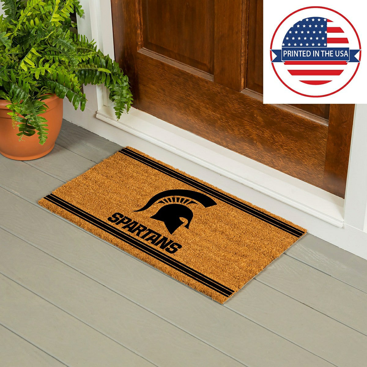 Michigan State University, Coir Mat 1C - Collegiate