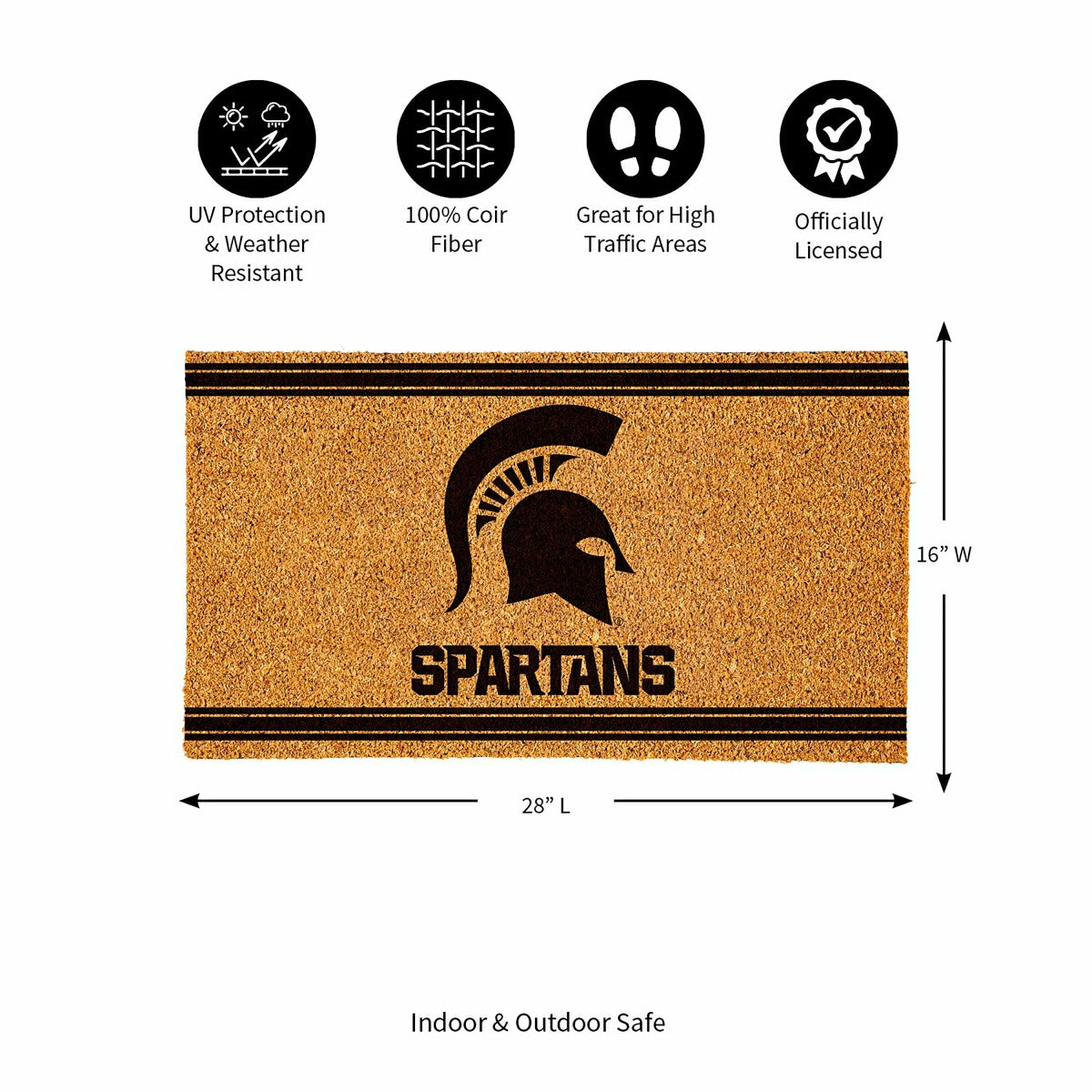 Michigan State University, Coir Mat 1C - Collegiate