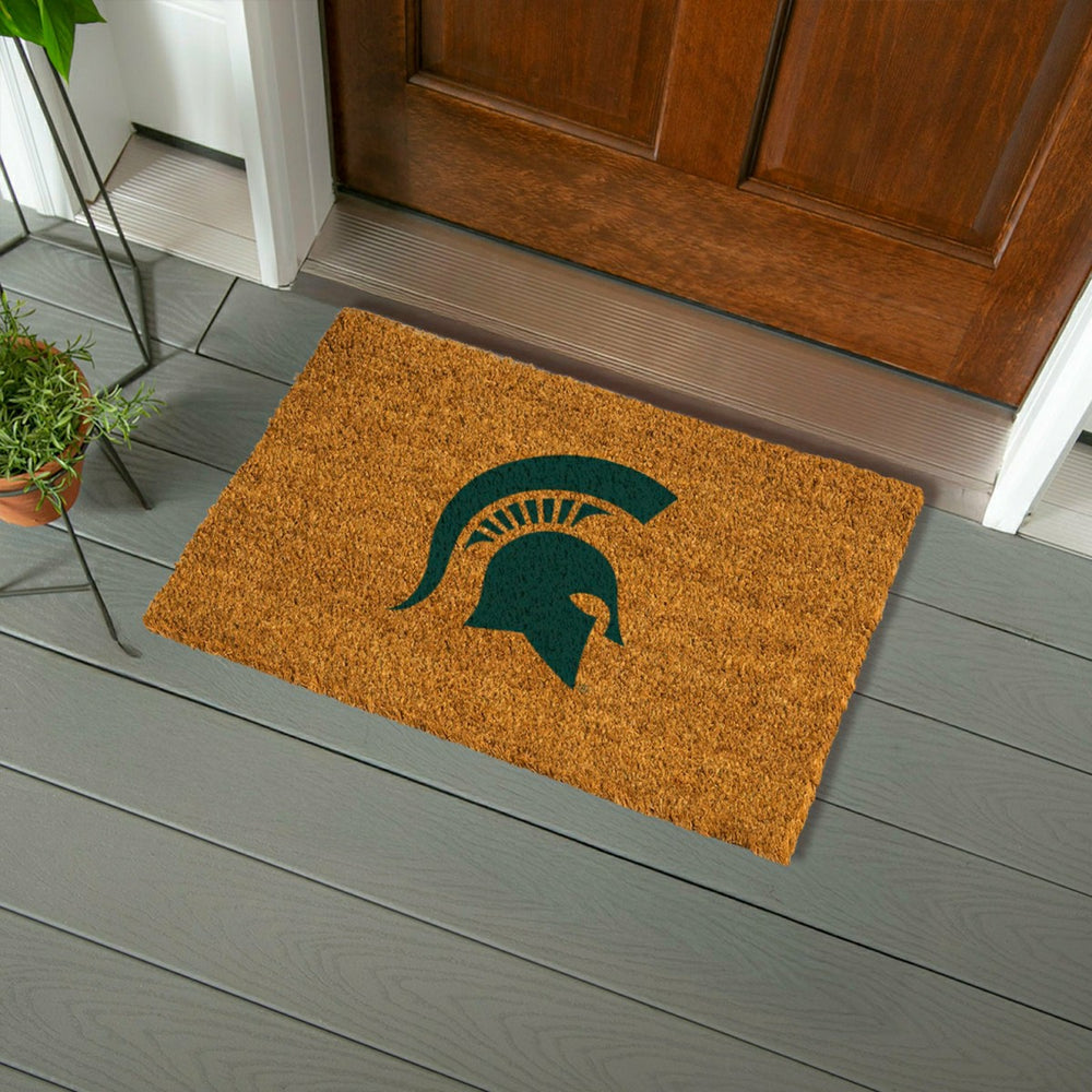 Coir Mat, 16"x28", Michigan State University - Collegiate