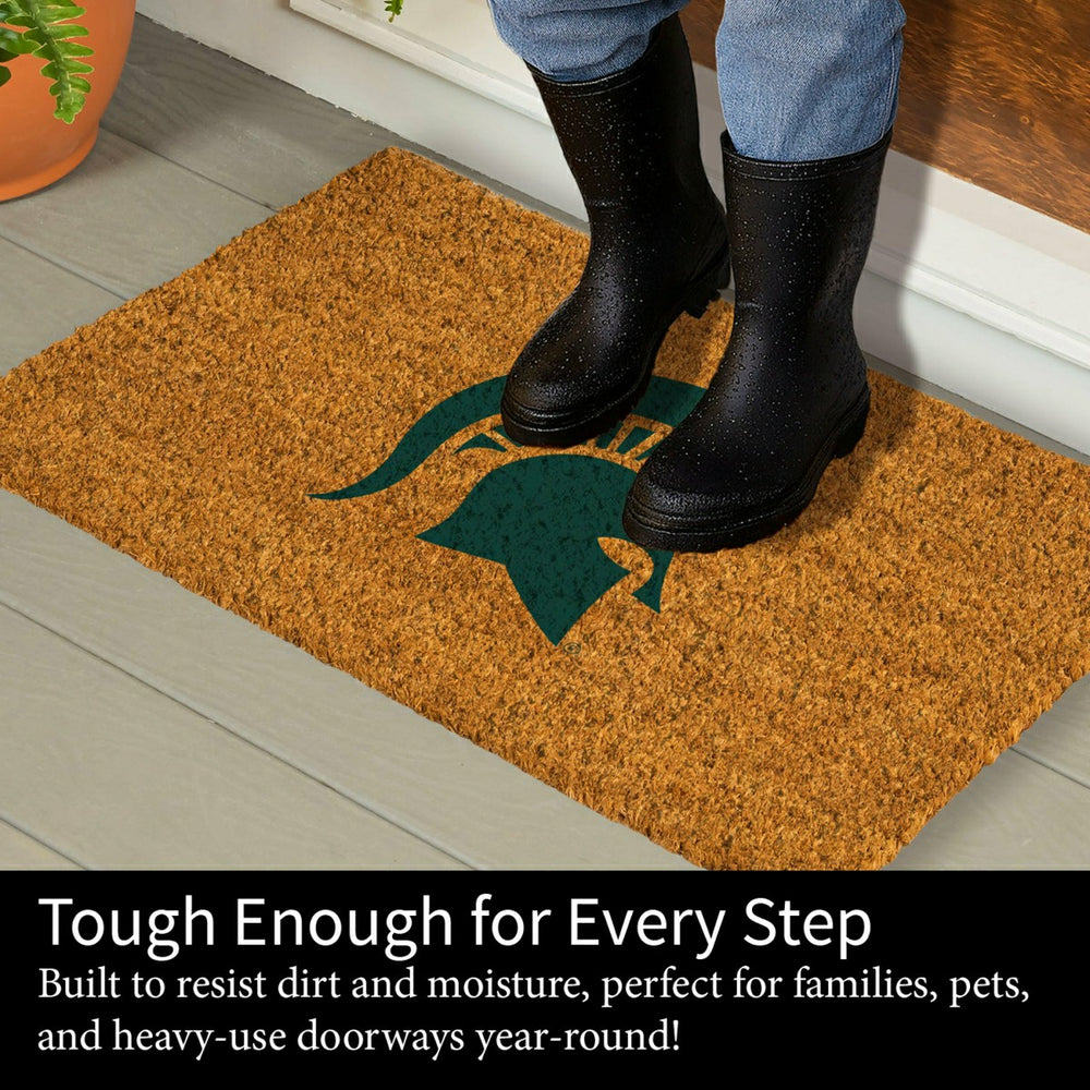 Coir Mat, 16"x28", Michigan State University - Collegiate