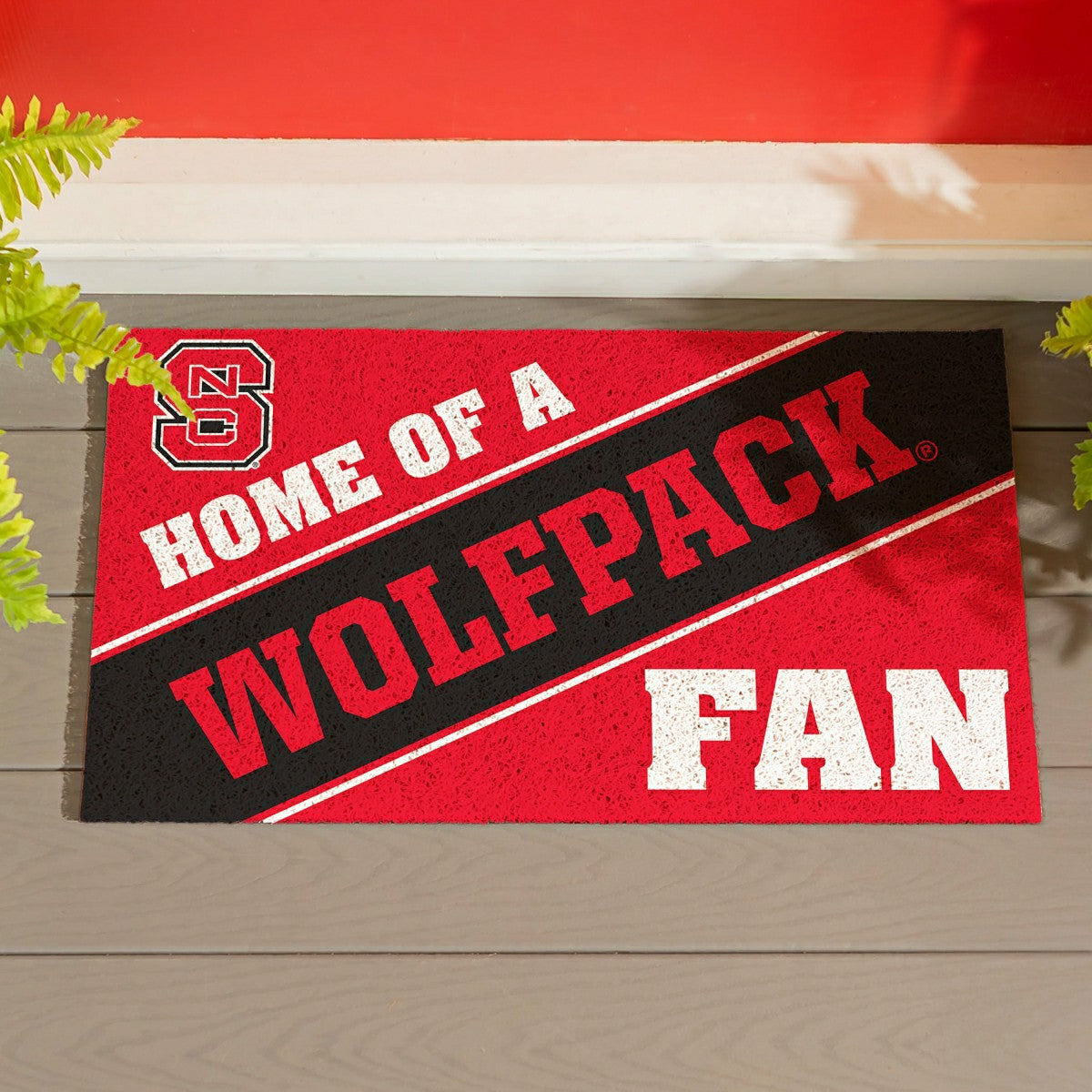 North Carolina State University, PVC Mat COLOR, Home of a Fan - Collegiate