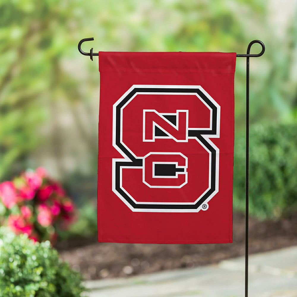 North Carolina State University Applique Garden Flag - Collegiate Home