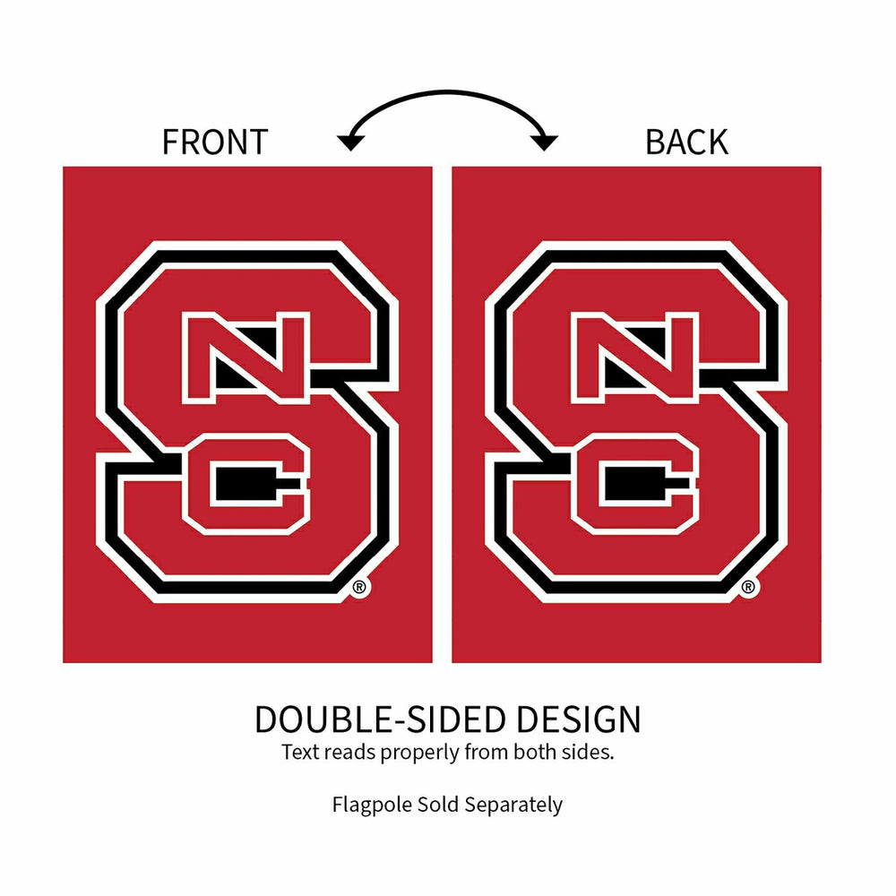 North Carolina State University Applique Garden Flag - Collegiate Home
