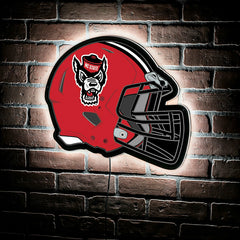 LED Wall Decor, Helmet, North Carolina State University - Collegiate Home