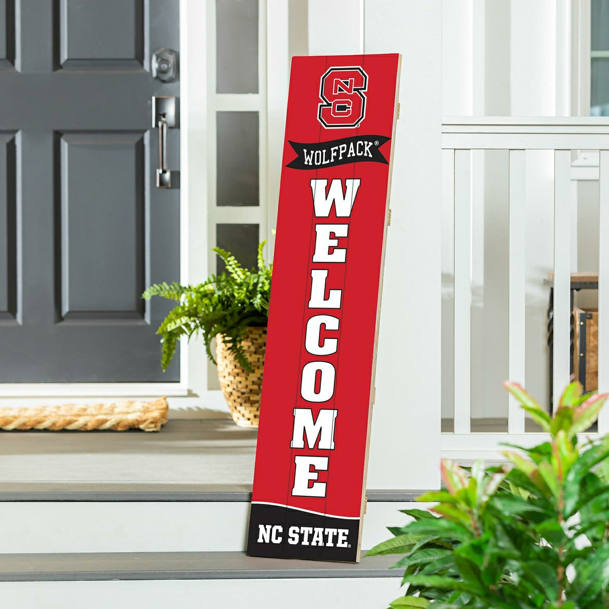 North Carolina State University Large Single Sided Leaner, 46" - Collegiate Home