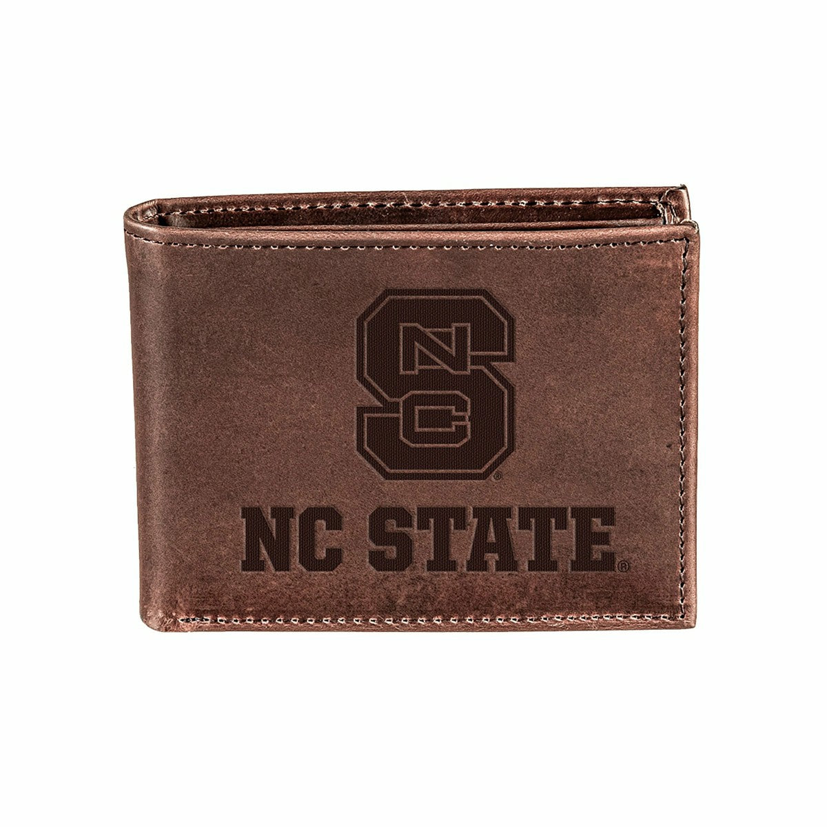 North Carolina State University, Bi-Fold Wallet, Brown, CH, 100% Genui - Collegiate Home