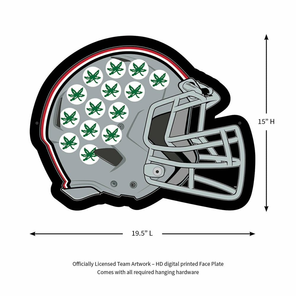 LED Wall Decor, Helmet, Ohio State University - Collegiate Home