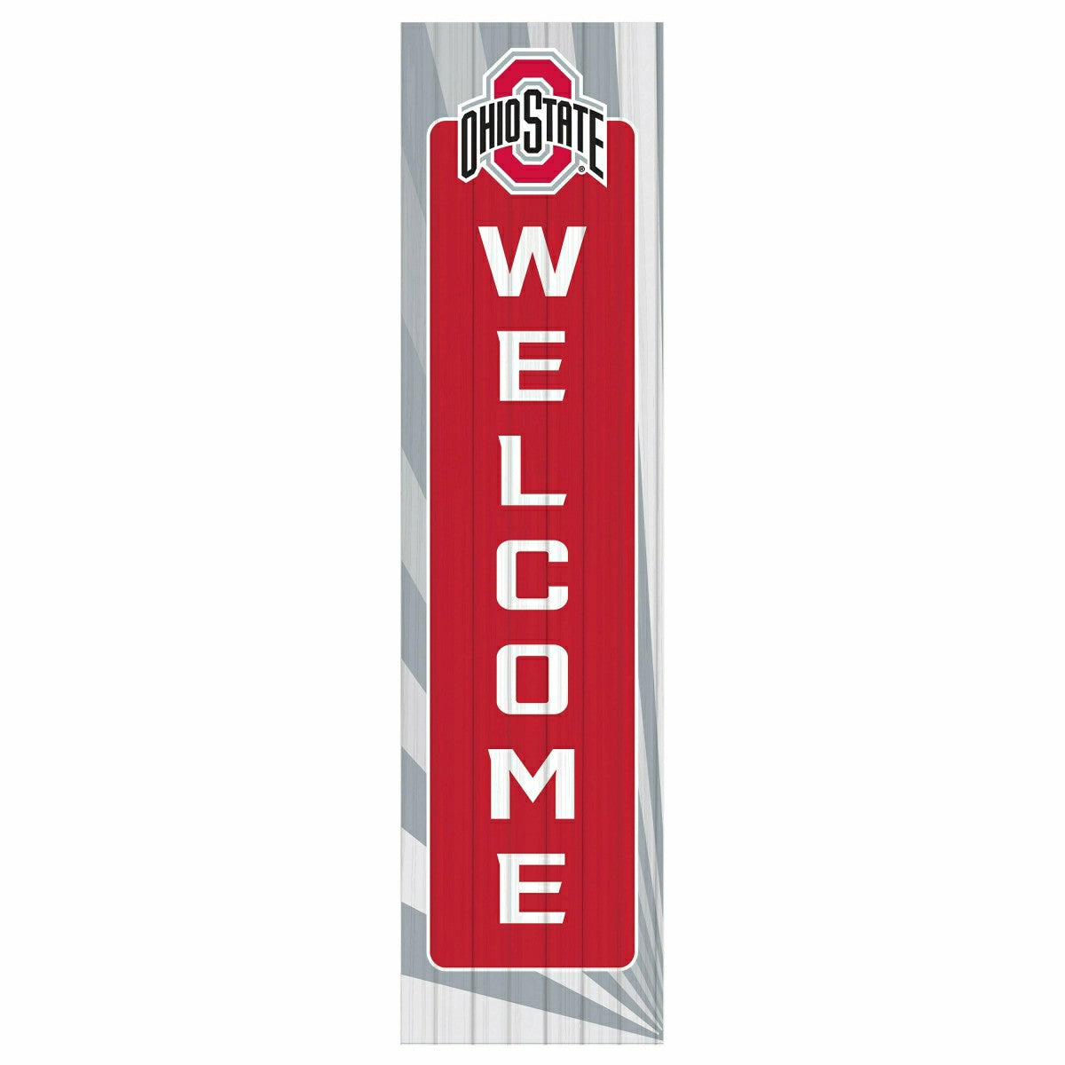 Ohio State University Summer Seasonal Single Sided Large Leaner, 46" - Collegiate Home