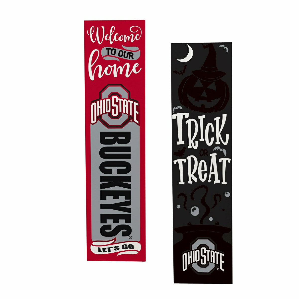 47" Double Sided Leaner, Ohio State University, Halloween - Collegiate Home