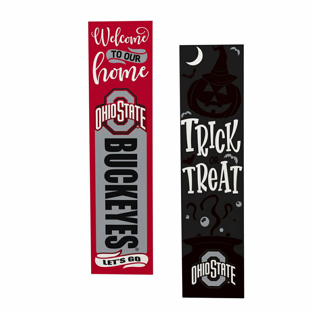 47" Double Sided Leaner, Ohio State University, Halloween - Collegiate Home