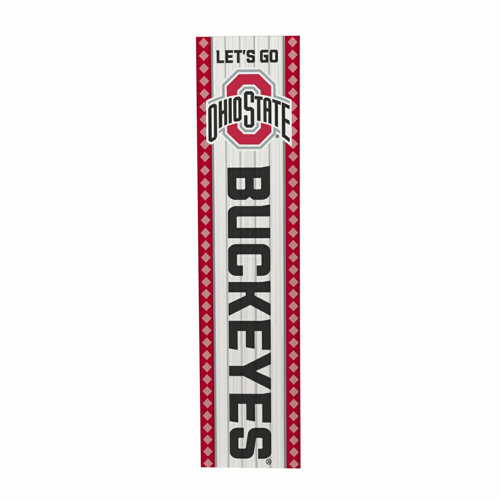 47" Double Sided Leaner, Ohio State University, Christmas - Collegiate Home