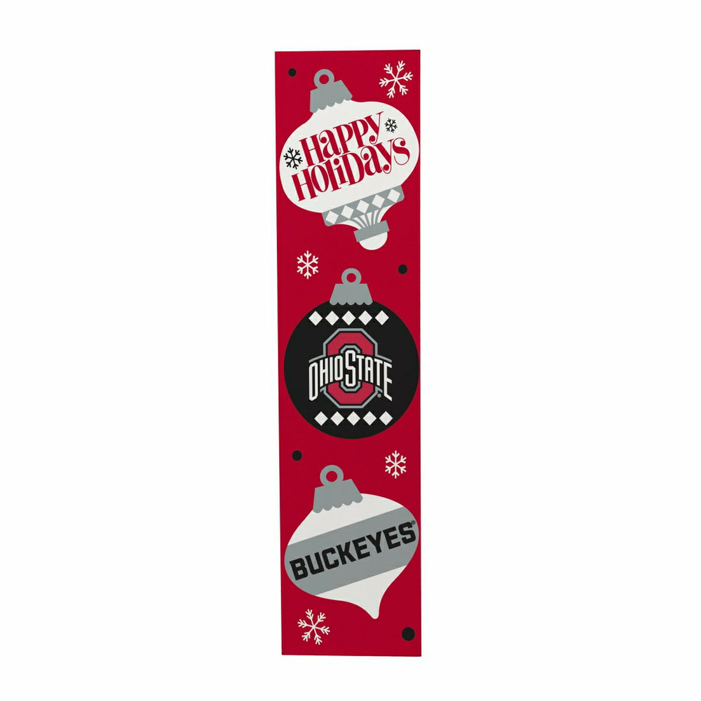 47" Double Sided Leaner, Ohio State University, Christmas - Collegiate Home