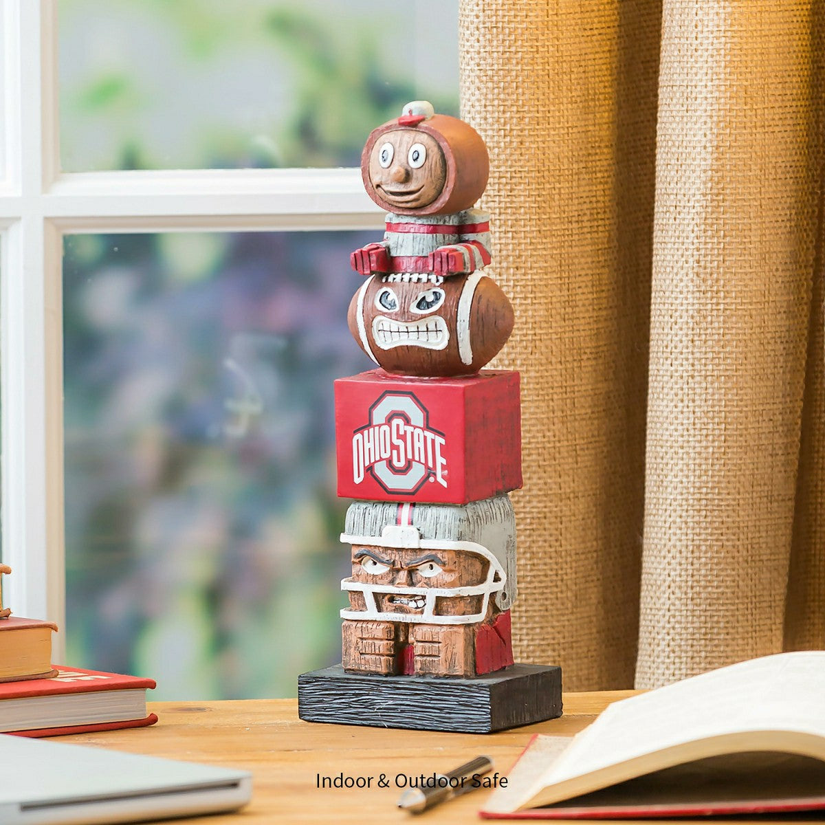 Ohio State Buckeyes Tiki Team Totem Garden Statue - Collegiate Home