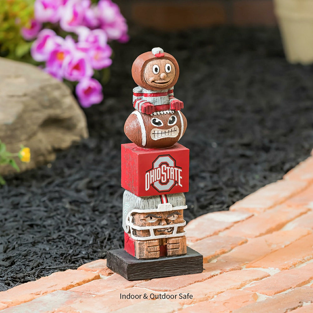 Ohio State Buckeyes Tiki Team Totem Garden Statue - Collegiate Home