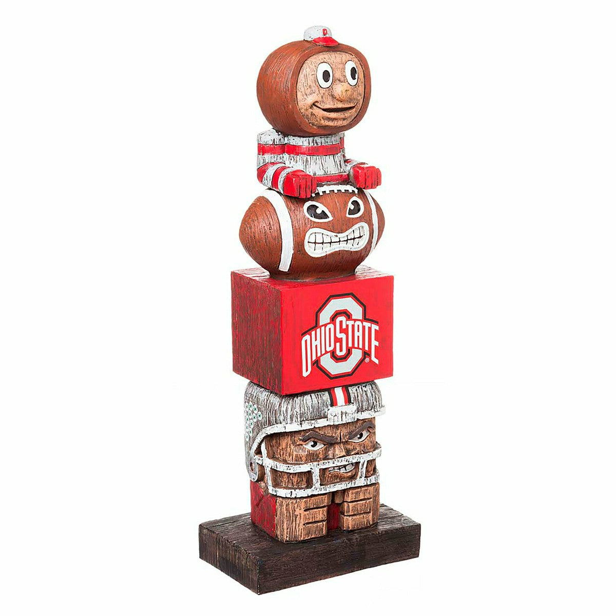Ohio State Buckeyes Tiki Team Totem Garden Statue - Collegiate Home