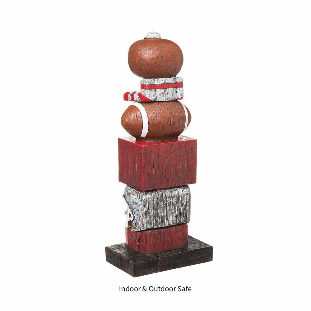 Ohio State Buckeyes Tiki Team Totem Garden Statue - Collegiate Home