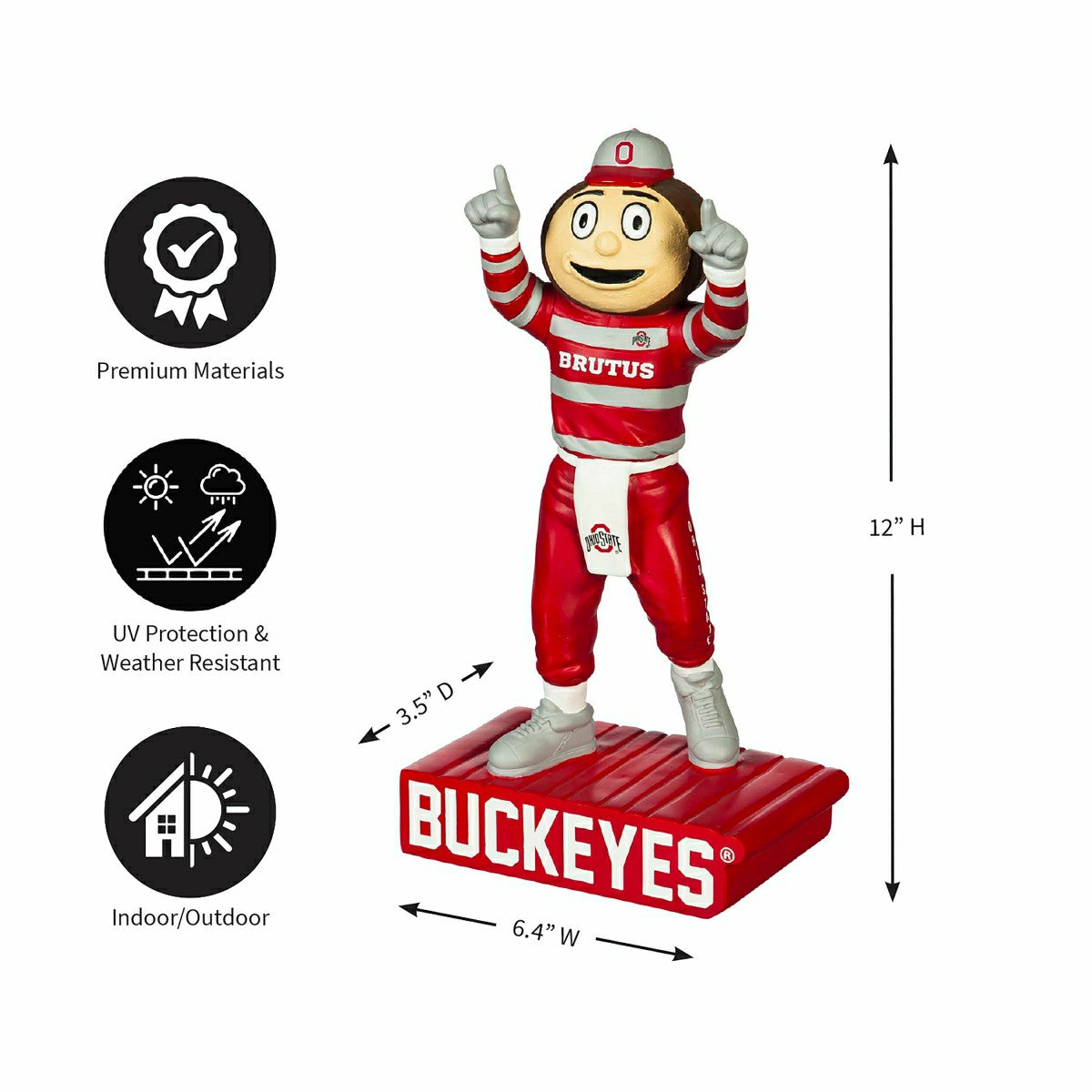 Ohio State University, Mascot Statue - Collegiate Home