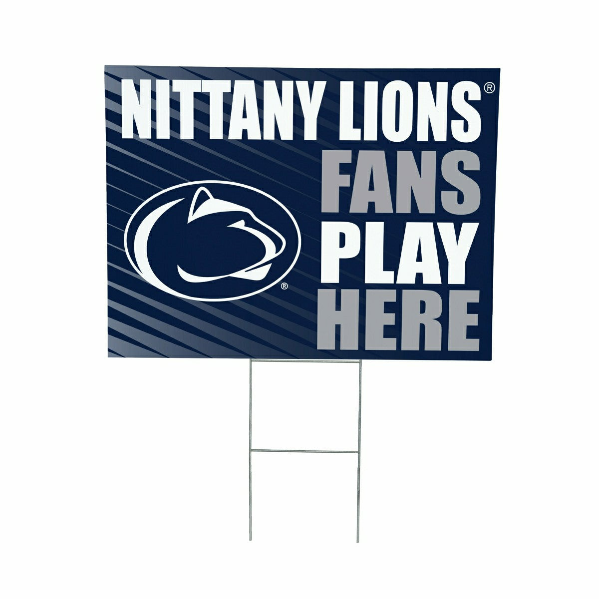 Penn State Coroplast Yard Sign "Fans Play Here" - Collegiate Home