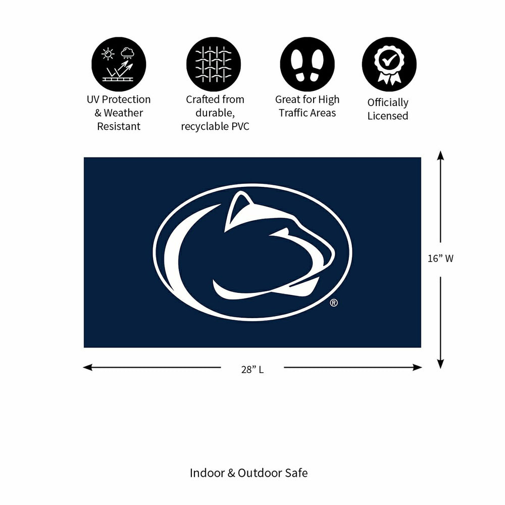 Full Color PVC Mat, 16" x 28", Penn State - Collegiate
