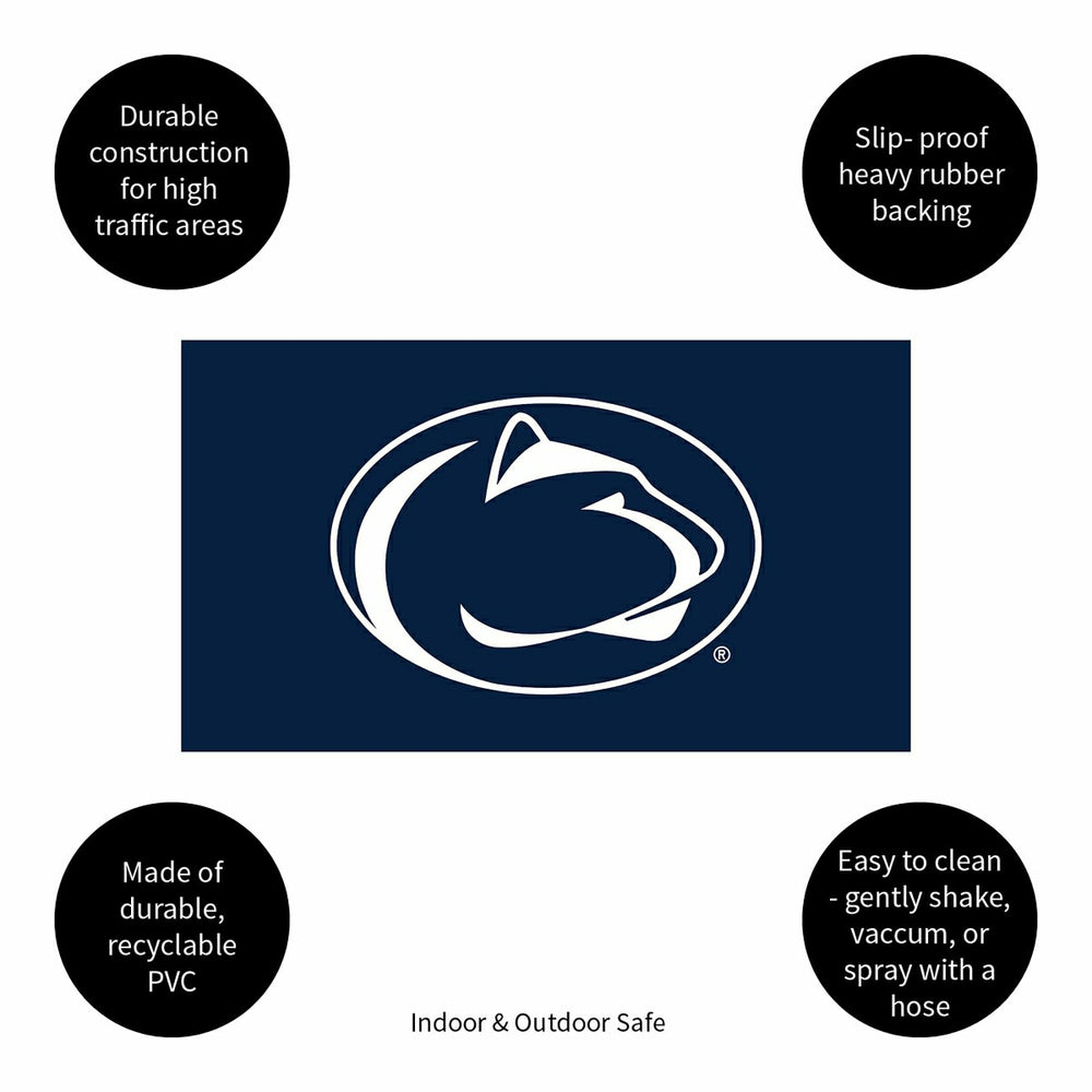 Full Color PVC Mat, 16" x 28", Penn State - Collegiate