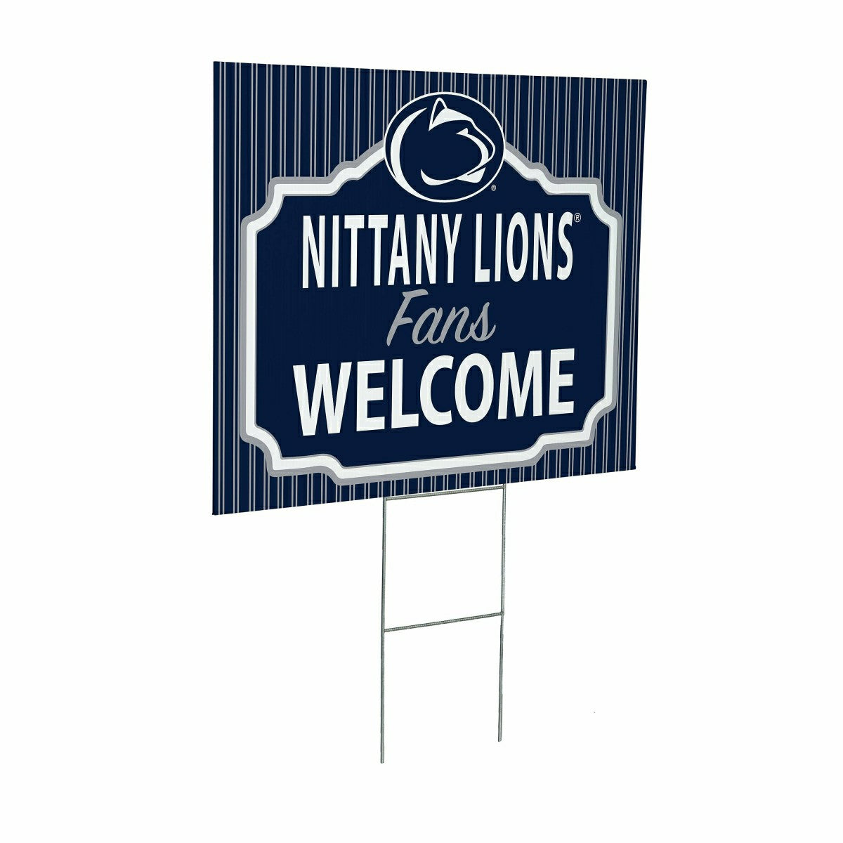 Penn State Coroplast Yard Sign, "Fans Welcome" - Collegiate Home