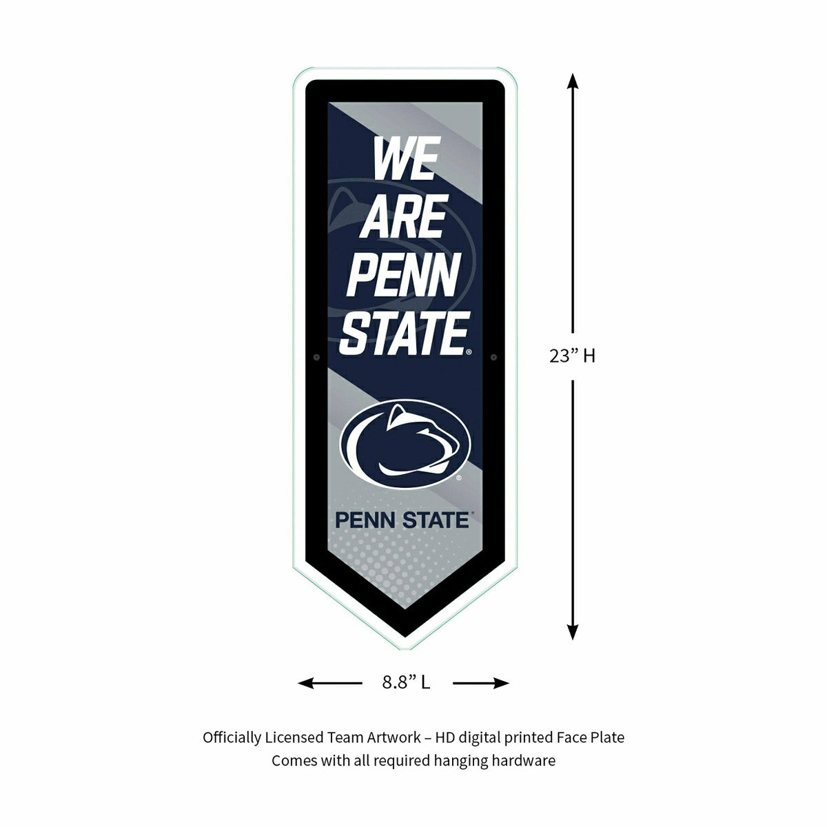 LED Wall Decor, College Football Pennant, Penn State - Collegiate Home