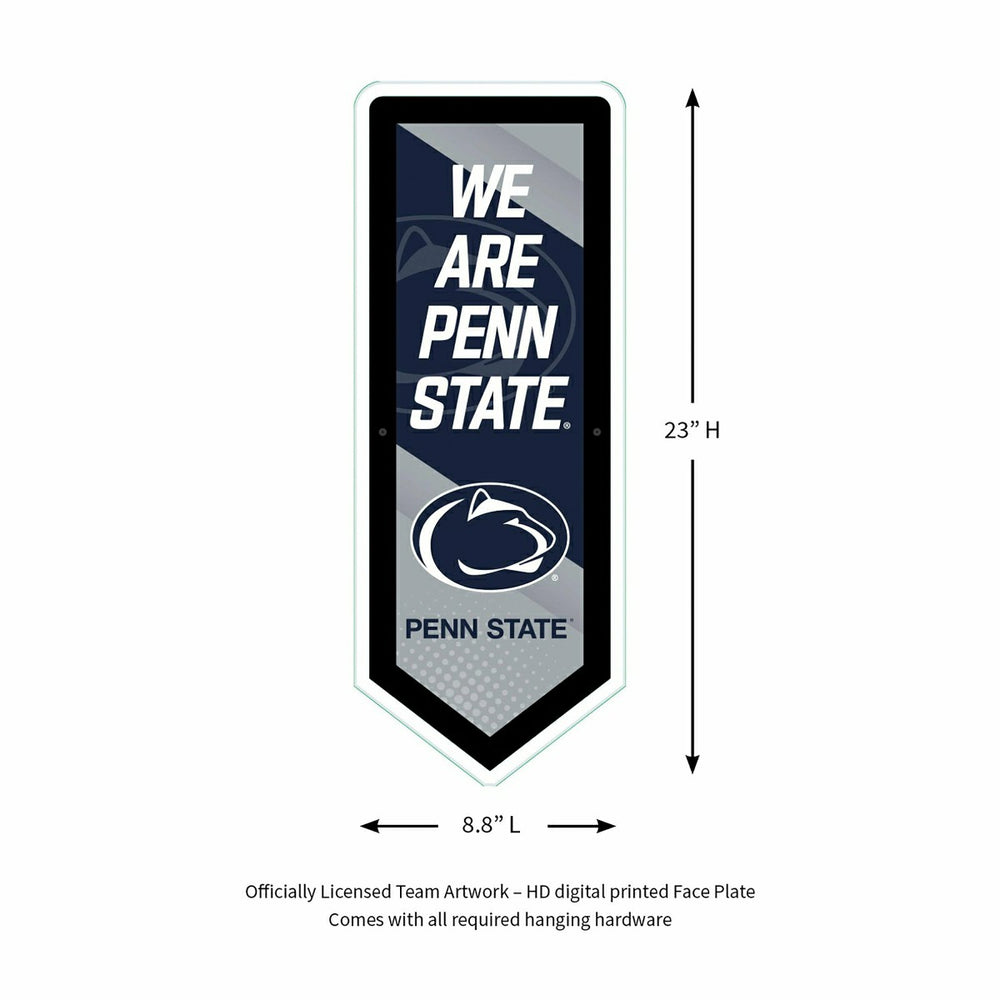 LED Wall Decor, College Football Pennant, Penn State - Collegiate Home