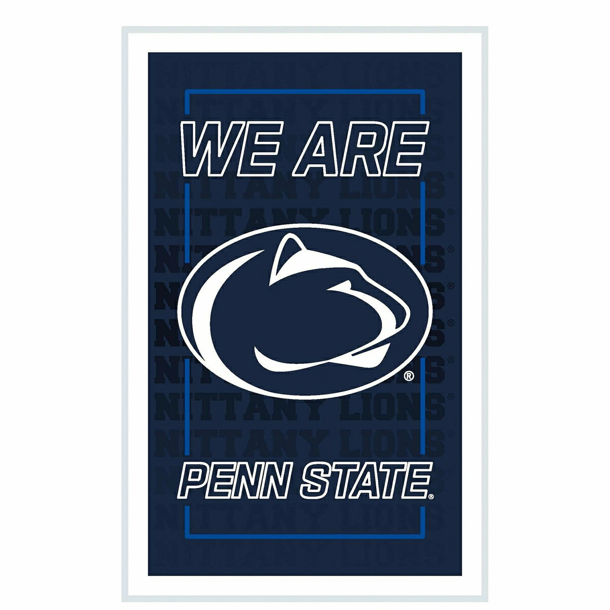 22"H x 14"L NeoLite Wall Decor, Rectangle, Penn State - Collegiate Home