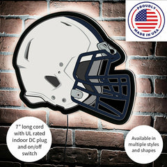 LED Wall Decor, College Football Helmet, Penn State - Collegiate Home