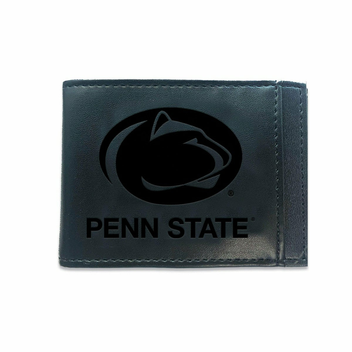 Slim Bi-Fold Wallet with RFID Blocking, Penn State, Black - Collegiate Home