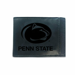Slim Bi-Fold Wallet with RFID Blocking, Penn State, Black - Collegiate Home