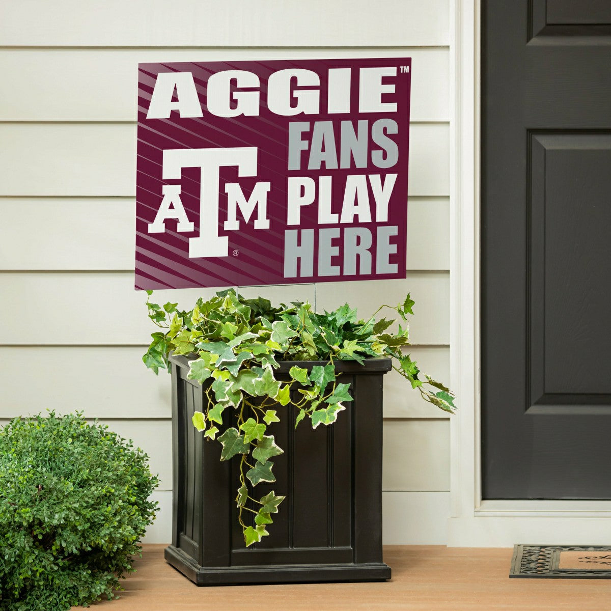 Texas A&M Coroplast Yard Sign "Fans Play Here" - Collegiate Home