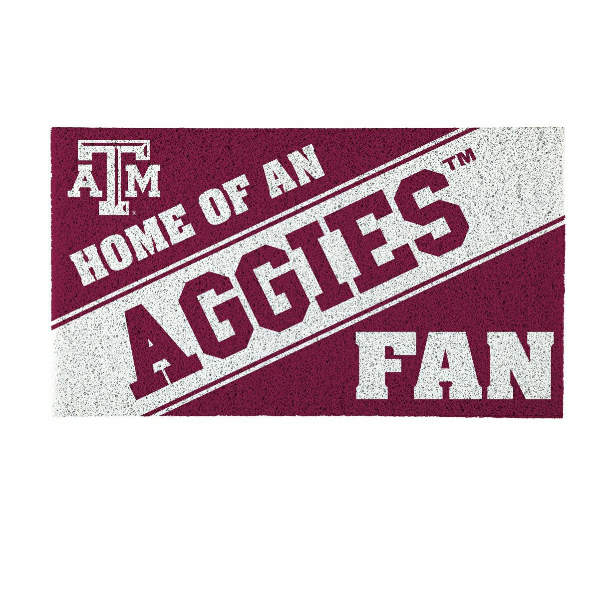 Texas A&M, PVC Mat COLOR, Home of a Fan - Collegiate