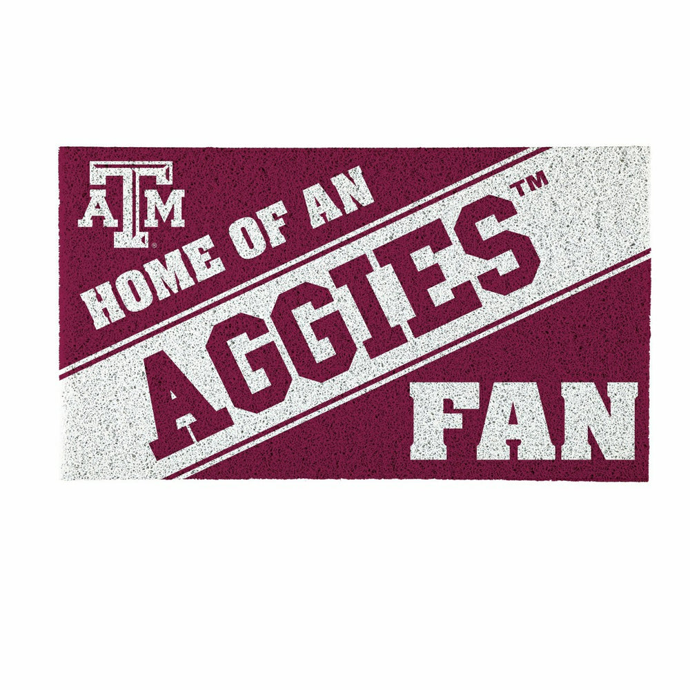 Texas A&M, PVC Mat COLOR, Home of a Fan - Collegiate