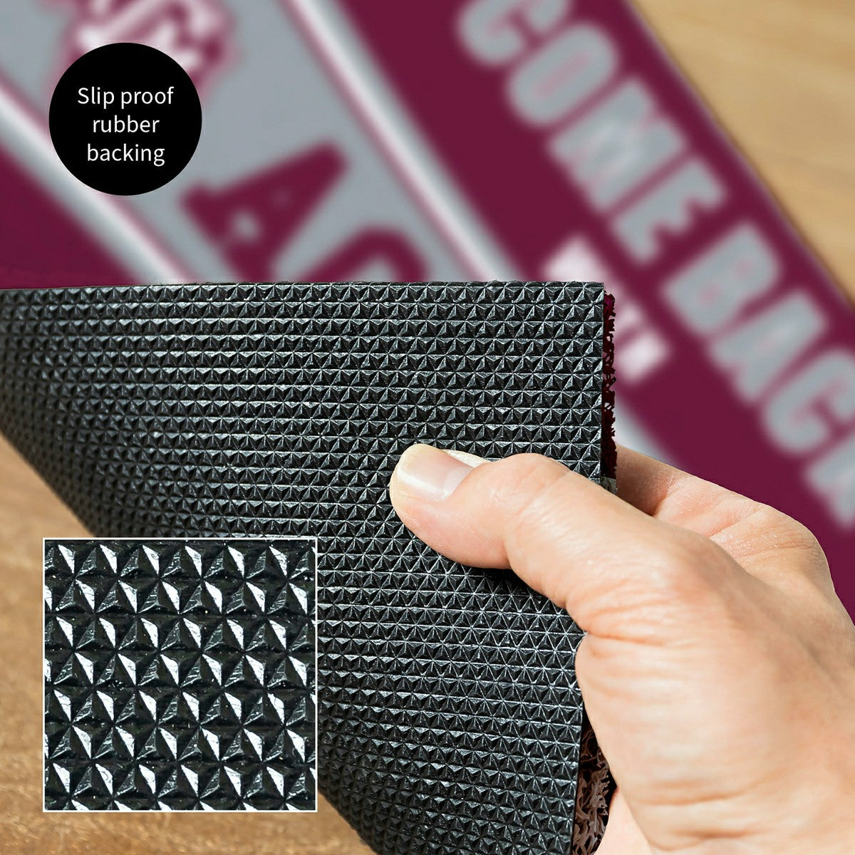 28" x 16" PVC Trapper Mat, Come Back with Tickets, Texas A&M - Collegiate