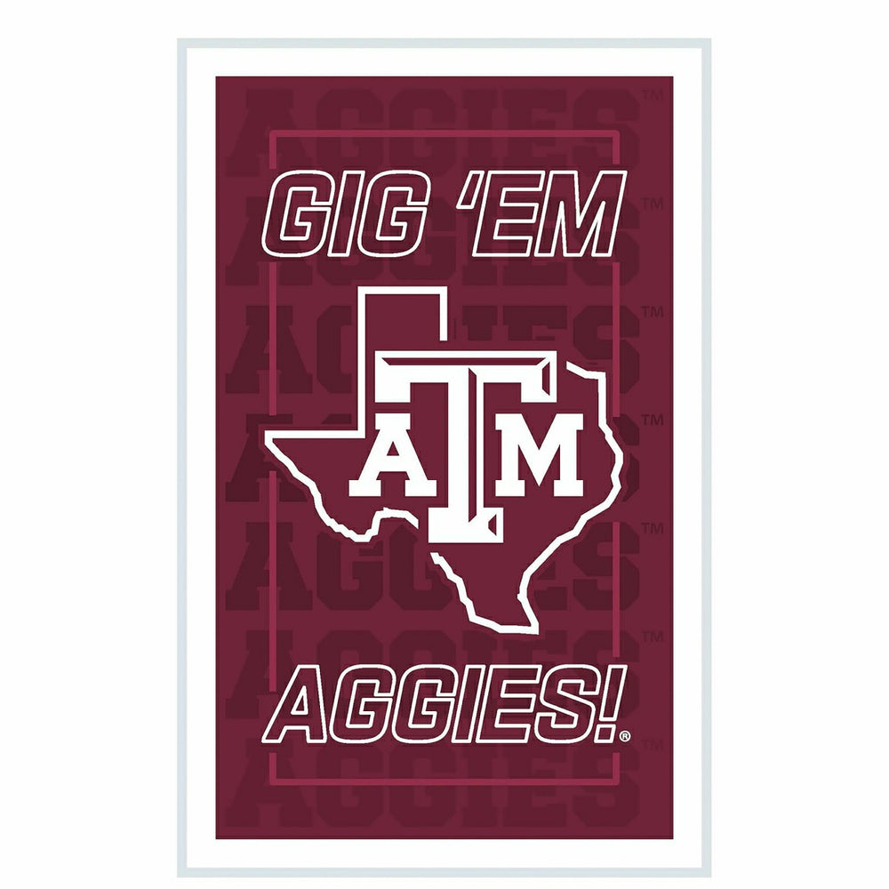 Texas A&M College Rectangle Neolite LED Decor - Collegiate Home