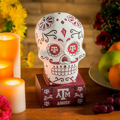 Texas A&M, Sugar Skull Statue - Collegiate Home