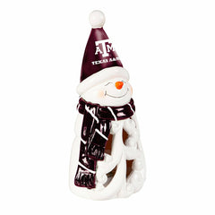 Texas A&M Snowman LED Statuary, 8" - Collegiate Home