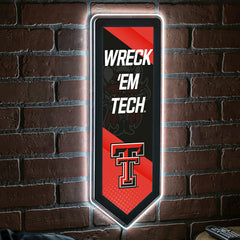 LED Wall Decor, Pennant, Texas Tech University - Collegiate Home
