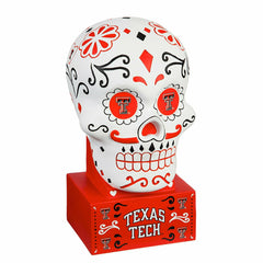Texas Tech, Sugar Skull Statue - Collegiate Home