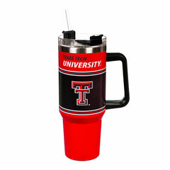40oz Stainless Steel Canyon Cup w/ Straw, Texas Tech University - Collegiate Home