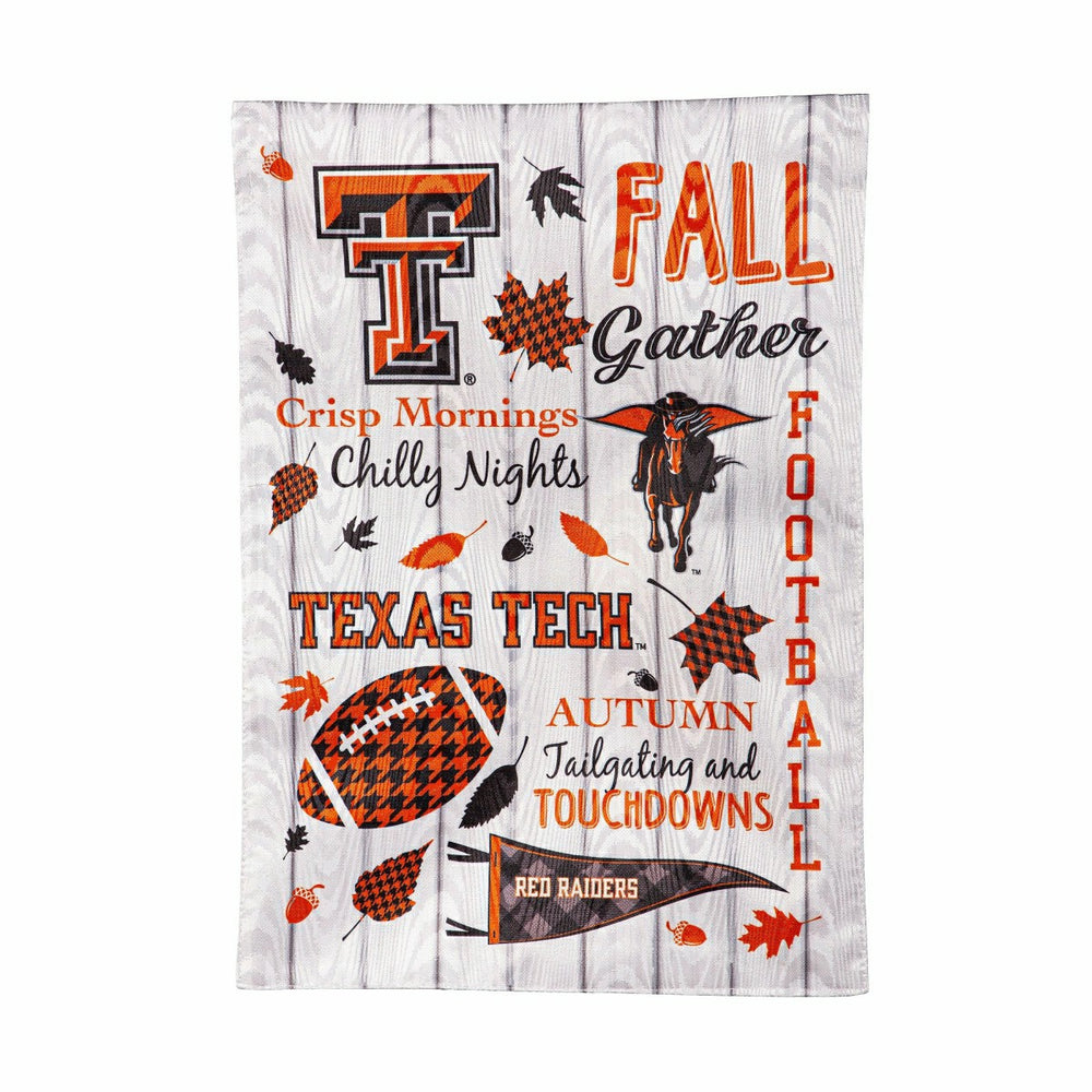 Texas Tech University, Moire Flag, GDN, Fall Seasonal - Collegiate Home