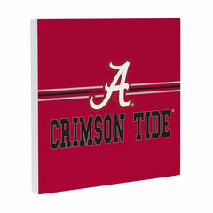 University of Alabama Wood Wall Sign, 12x12 - Collegiate Home