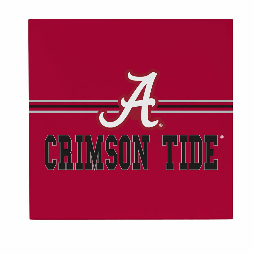 University of Alabama Wood Wall Sign, 12x12 - Collegiate Home