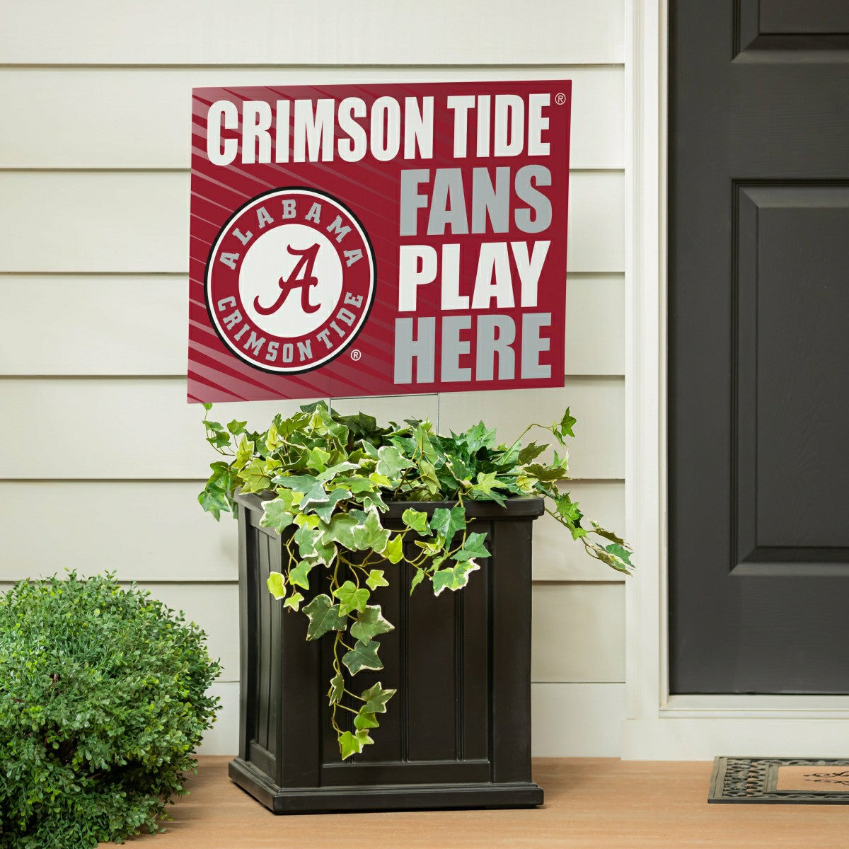 University of Alabama Coroplast Yard Sign "Fans Play Here" - Collegiate Home