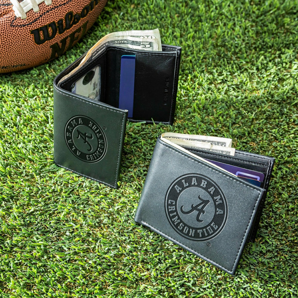 University of Alabama, Bi-Fold and Tri-Fold Wallet Gift Set, Black - Collegiate Home